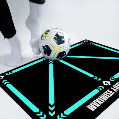 Football Training Mat Durable Non Slip Foldable Kids Adults Dribble Training Mat Football Training Indoor Ourdoor Equipment - Slobuy