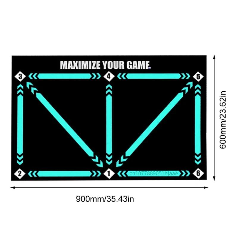 Football Training Mat Durable Non Slip Foldable Kids Adults Dribble Training Mat Football Training Indoor Ourdoor Equipment - Slobuy