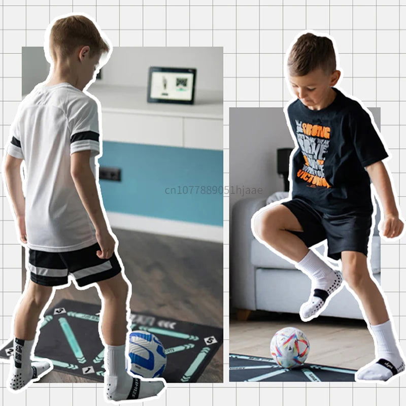 Football Training Mat Durable Non Slip Foldable Kids Adults Dribble Training Mat Football Training Indoor Ourdoor Equipment - Slobuy