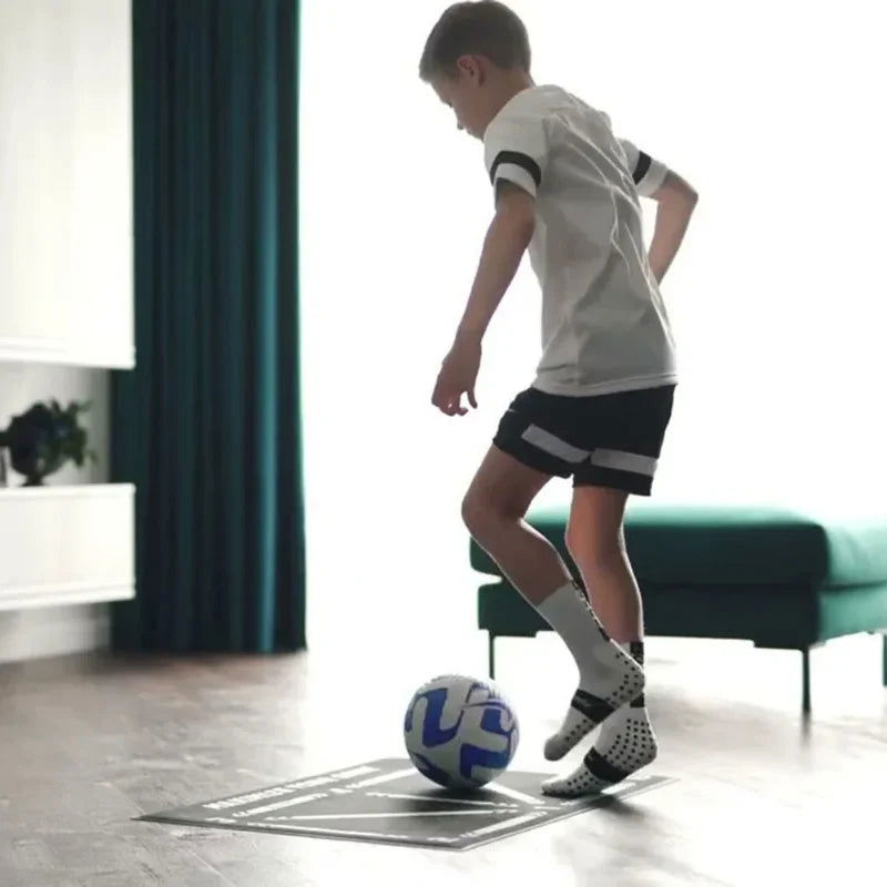 Football Training Mat Durable Non Slip Foldable Kids Adults Dribble Training Mat Football Training Indoor Ourdoor Equipment - Slobuy