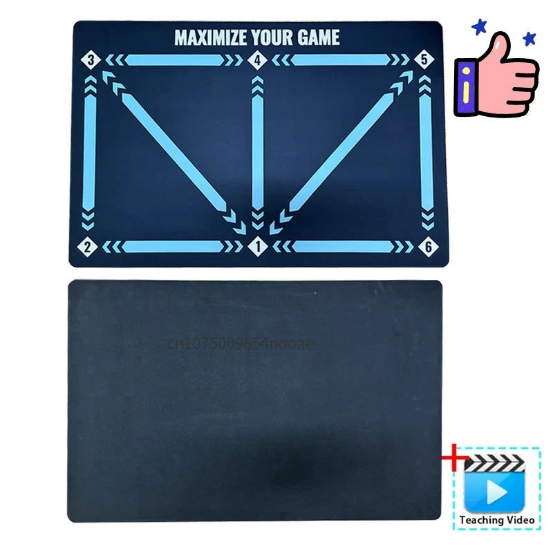 Football Training Mat Durable Non Slip Foldable Kids Adults Dribble Training Mat Football Training Indoor Ourdoor Equipment - Slobuy