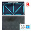 Football Training Mat Durable Non Slip Foldable Kids Adults Dribble Training Mat Football Training Indoor Ourdoor Equipment - Slobuy