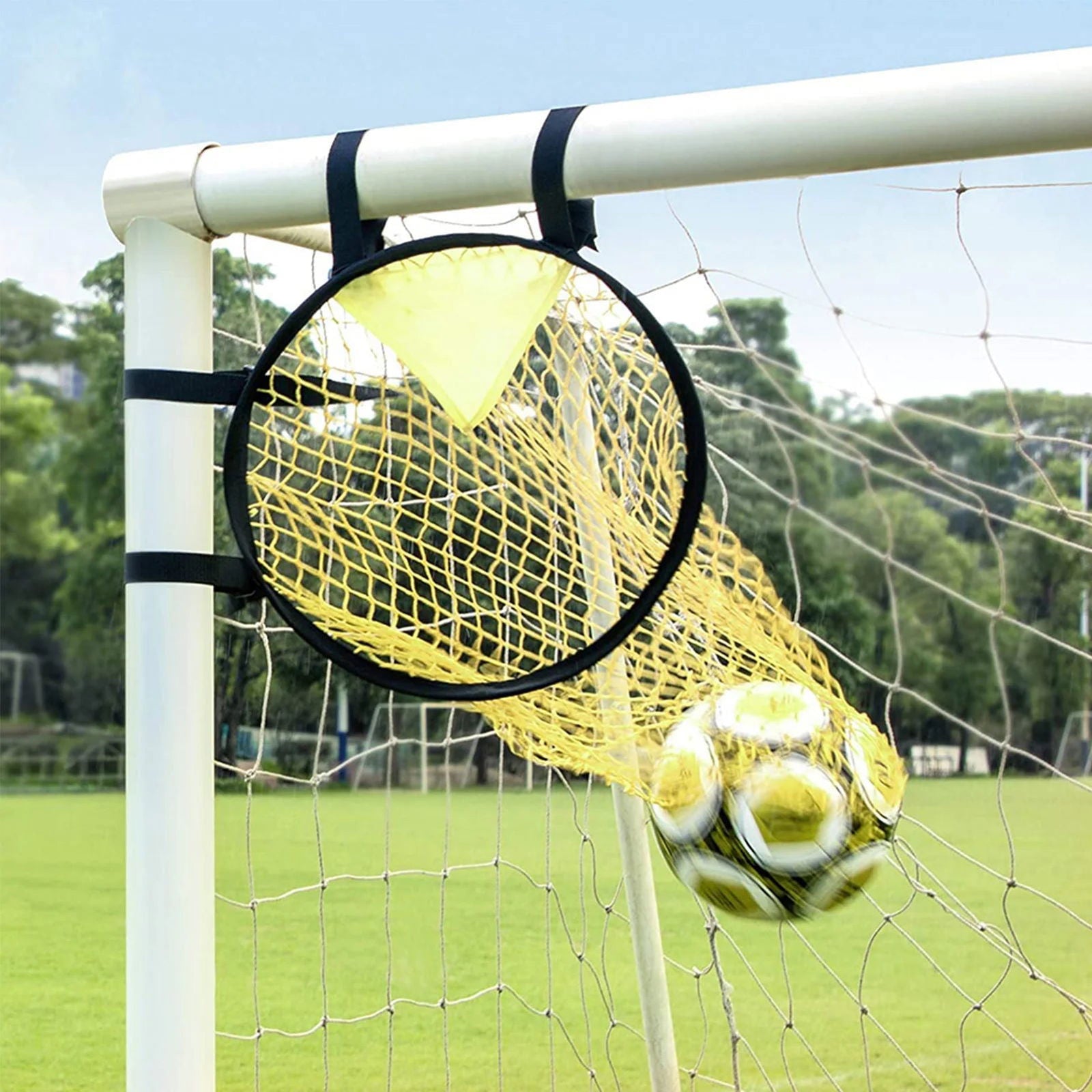 Football Training Shooting Target Net Soccer Practice Shot net Free Kick Practice Shooting Net Youth Soccer Training Equipment - Slobuy