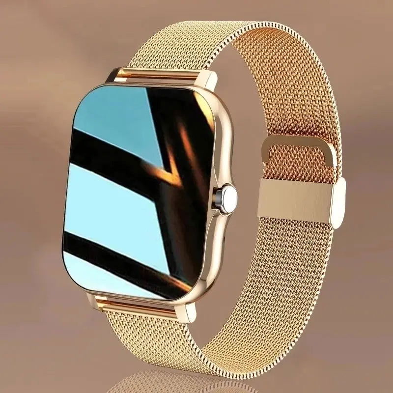 For Android OS IOS Phone Color Screen Full Touch Custom Dial Smart Watch Women Bluetooth Call SmartWatch Men 2024 New - Slobuy
