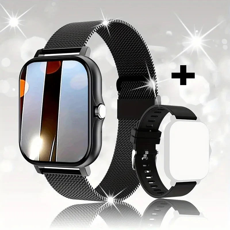 For Android OS IOS Phone Color Screen Full Touch Custom Dial Smart Watch Women Bluetooth Call SmartWatch Men 2024 New - Slobuy