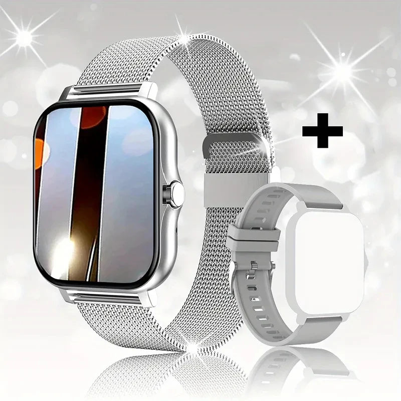 For Android OS IOS Phone Color Screen Full Touch Custom Dial Smart Watch Women Bluetooth Call SmartWatch Men 2024 New - Slobuy