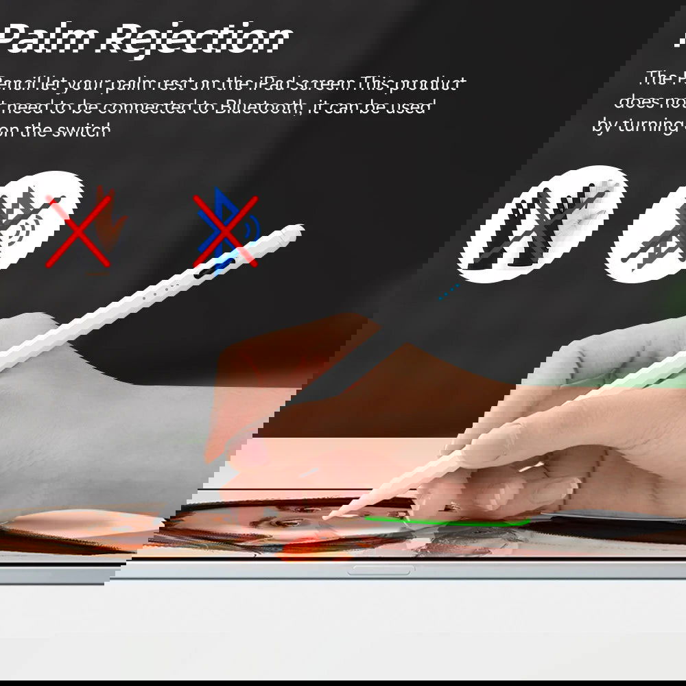 For Apple Pencil 2 1 Palm Rejection Power Display iPad Accessories iPad 2022 2021 2020 2019 2018 Pro 11 12.9 Air Mini Stylus Pen - Slobuy