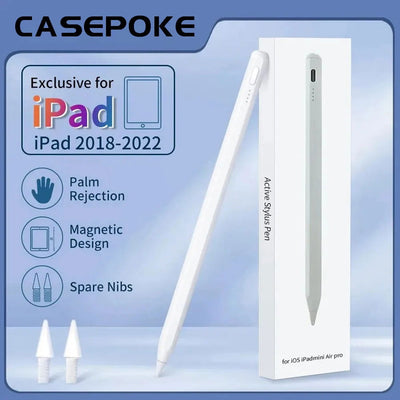 For Apple Pencil Power Display Palm Rejection Ipad Pencil Stylus Pen For iPad Accessories 2022 2021 2020 2019 2018 Pro Air Mini - Slobuy