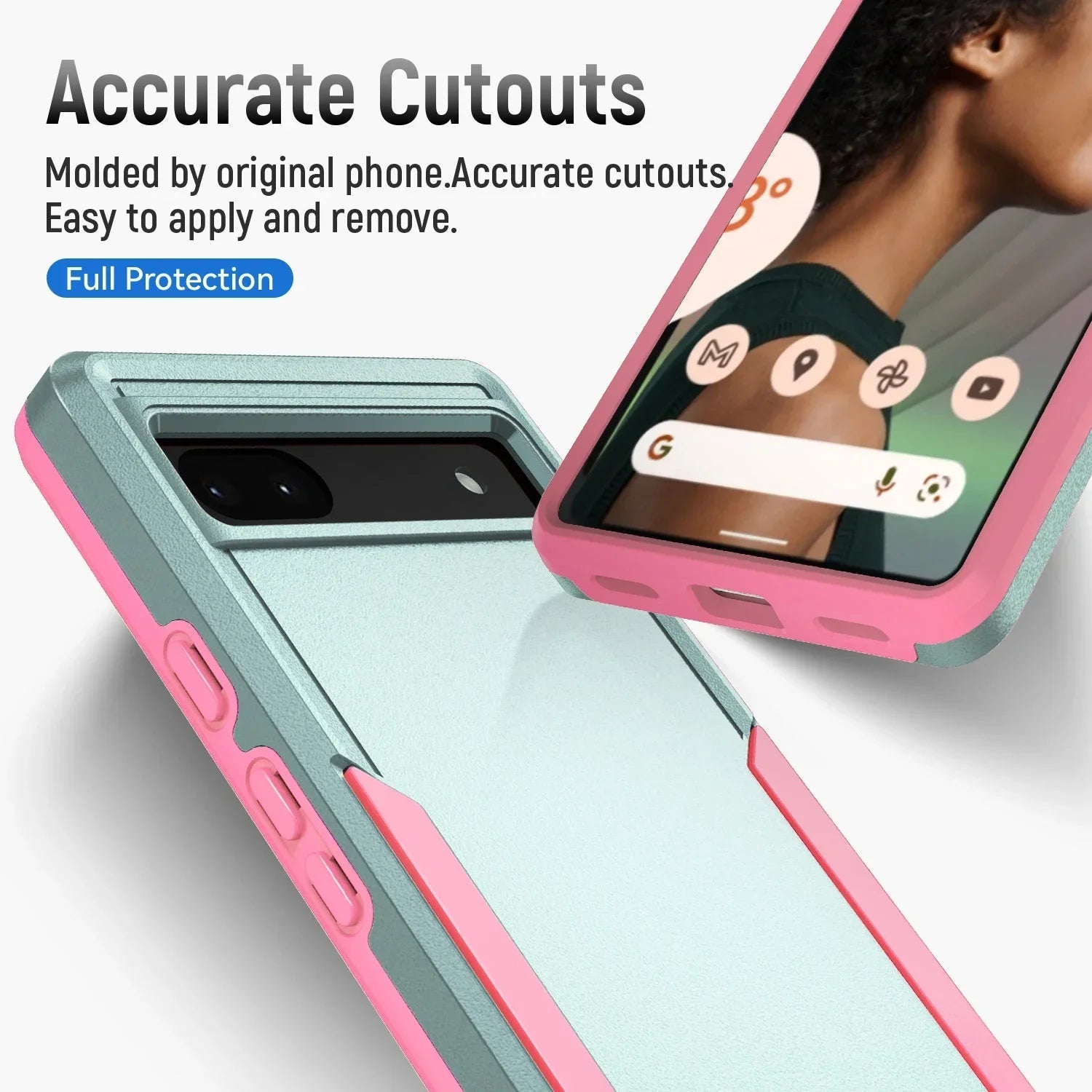 For Google Pixel 8 8A 9 6A 7A 6 7 8 Pro Pixel8 Shockproof Hard Cover Case for Google Pixel 6A Pixel7 Pixel6A Phone Accessories - Slobuy