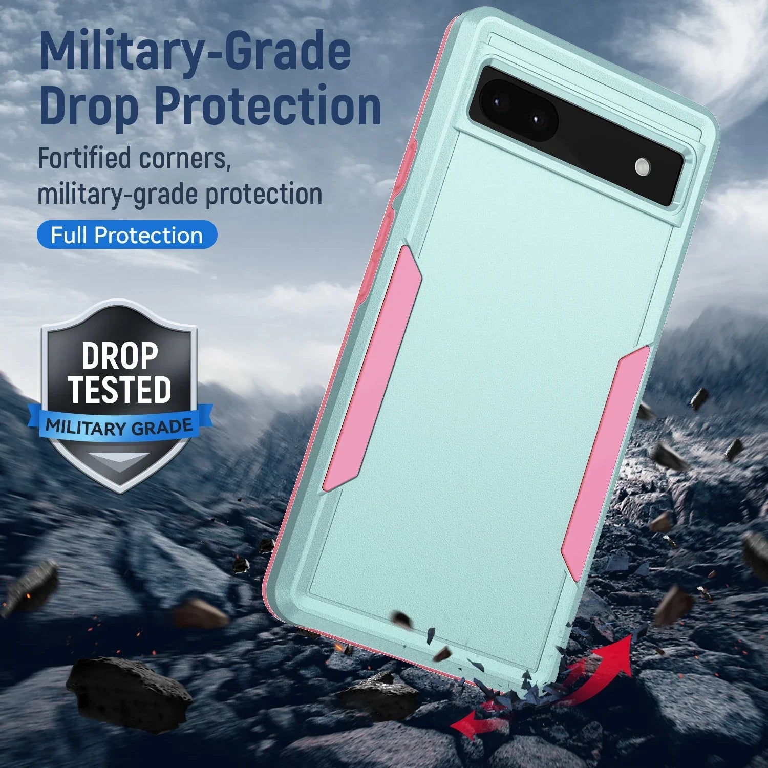 For Google Pixel 8 8A 9 6A 7A 6 7 8 Pro Pixel8 Shockproof Hard Cover Case for Google Pixel 6A Pixel7 Pixel6A Phone Accessories - Slobuy