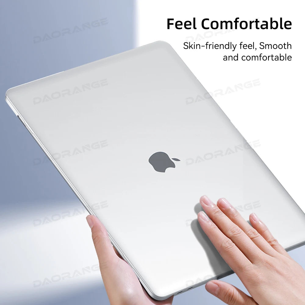 For MacBook Case For MacBook Pro 14.2 A2442 A2779 Pro 15.4 16 16.2 MacBook Air 13.3 M2 13.6 A2681 TPU Soft Cover Bag Accessories - Slobuy