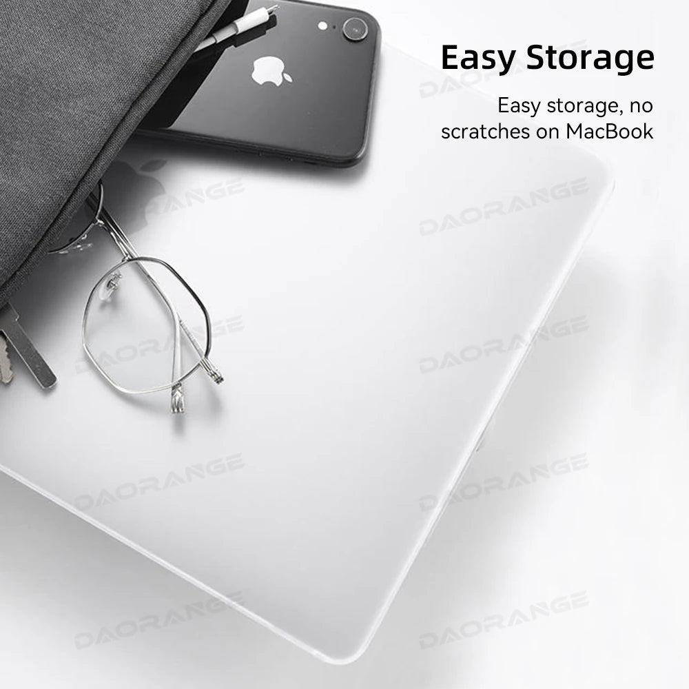 For MacBook Case For MacBook Pro 14.2 A2442 A2779 Pro 15.4 16 16.2 MacBook Air 13.3 M2 13.6 A2681 TPU Soft Cover Bag Accessories - Slobuy