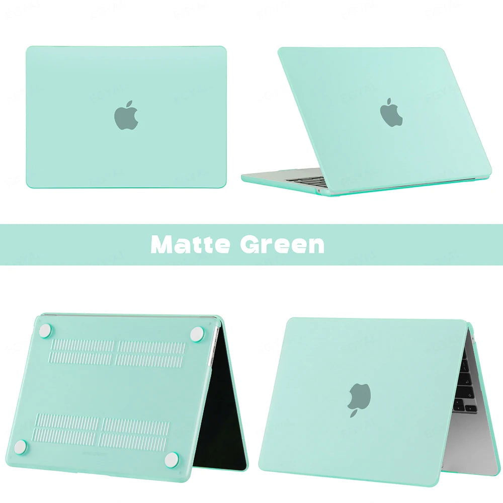 For Macbook Air 13 Case for Laptop accessories Macbook Air M1 M2 2023 Air 15 Funda Macbook Pro 14 case M3 2023 Pro 16 Cover - Slobuy
