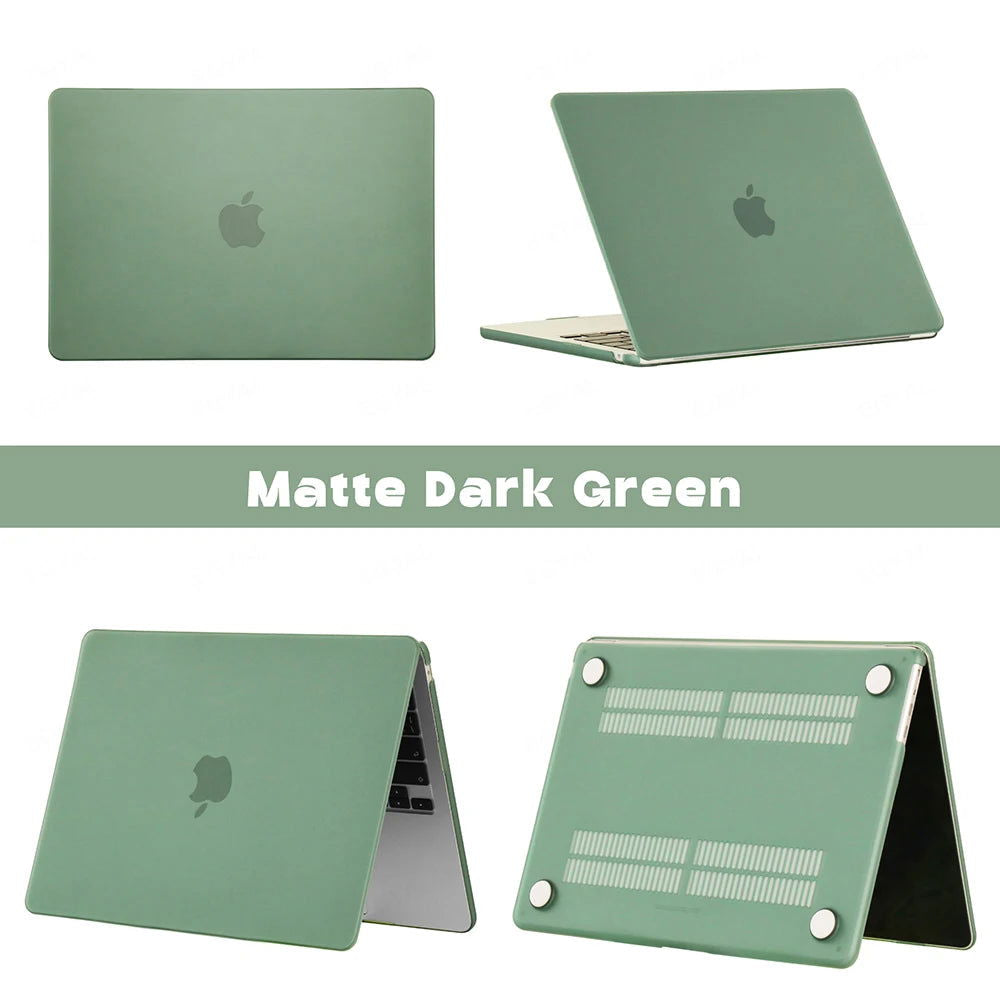 For Macbook Air 13 Case for Laptop accessories Macbook Air M1 M2 2023 Air 15 Funda Macbook Pro 14 case M3 2023 Pro 16 Cover - Slobuy