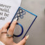 For Magsafe Luxury Magnetic Clear Phone Cases For Samsung Galaxy S23 Ultra S22 Plus Plating TPU Soft Case Lens Cover Accessories - Slobuy