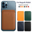 For Magsafe Magnetic Luxury Leather Card Holder Wallet Case For iPhone 14 Pro Max 13 12 Phone Bag Cover Adsorption Accessories - Slobuy