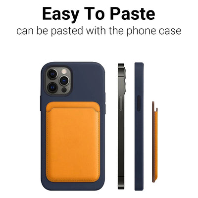 For Magsafe Magnetic Luxury Leather Card Holder Wallet Case For iPhone 14 Pro Max 13 12 Phone Bag Cover Adsorption Accessories - Slobuy