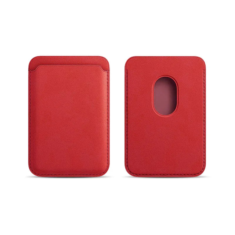 For Magsafe Magnetic Luxury Leather Card Holder Wallet Case For iPhone 14 Pro Max 13 12 Phone Bag Cover Adsorption Accessories - Slobuy