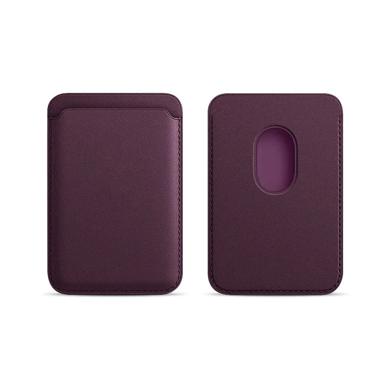 For Magsafe Magnetic Luxury Leather Card Holder Wallet Case For iPhone 14 Pro Max 13 12 Phone Bag Cover Adsorption Accessories - Slobuy