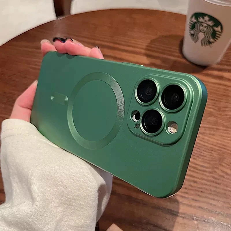 For Magsafe Magnetic Wireless Charge Phone Cases For iPhone 15 14 13 12 11 Pro Max Plus Case Camera Protection Cover Accessories - Slobuy