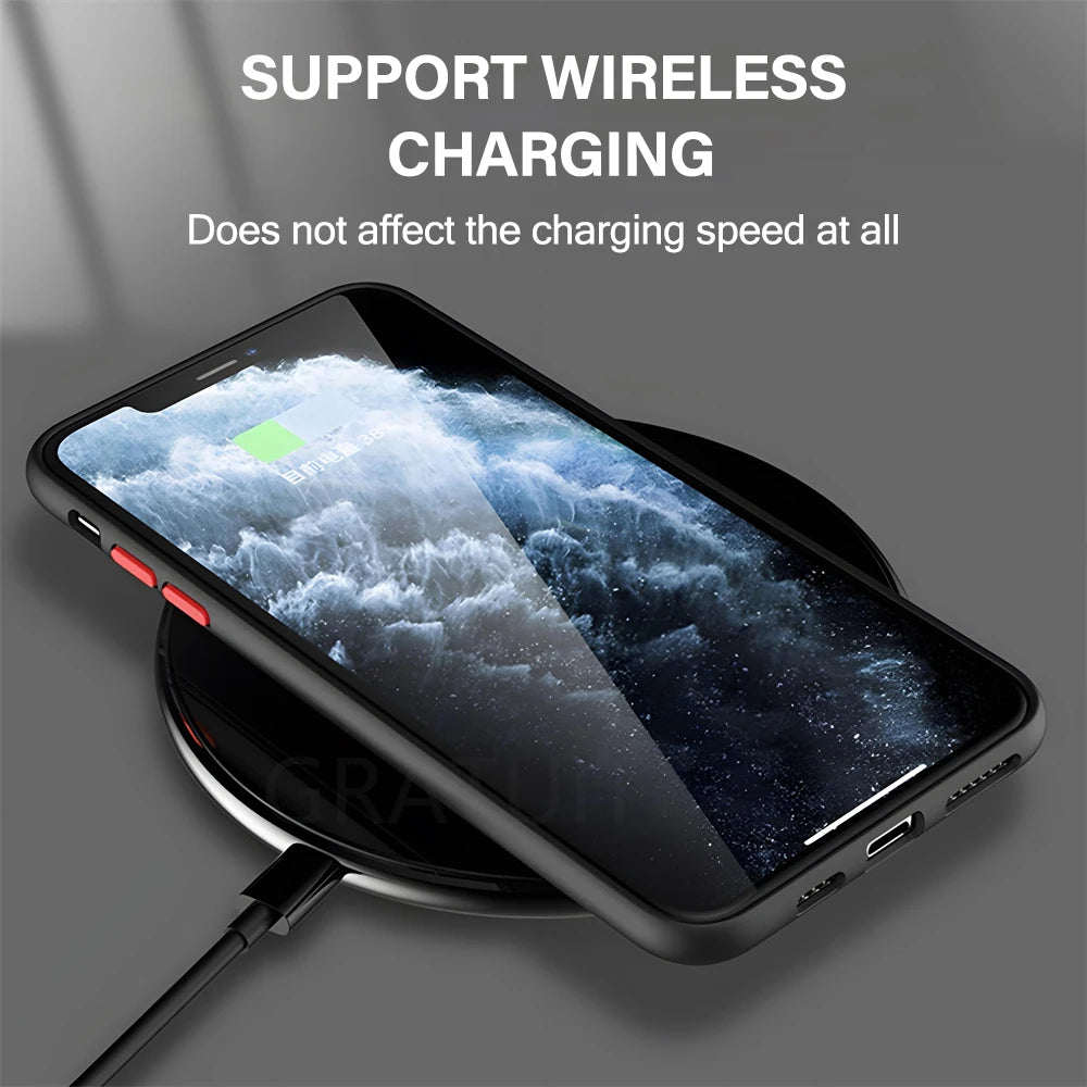 For Magsafe Matte Magnetic Case For iPhone 15 14 11 13 12 Pro Max Plus Luxury Wireless Charging Phone Protection Accessories - Slobuy
