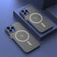 For Magsafe Matte Magnetic Case For iPhone 15 14 11 13 12 Pro Max Plus Luxury Wireless Charging Phone Protection Accessories - Slobuy