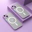 For Magsafe Matte Magnetic Case For iPhone 15 14 11 13 12 Pro Max Plus Luxury Wireless Charging Phone Protection Accessories - Slobuy
