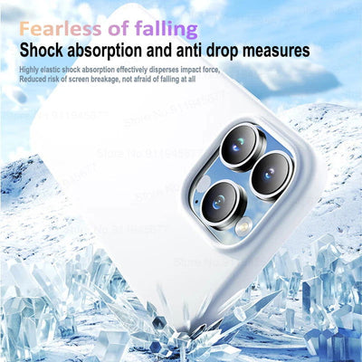 For Magsafe Wireless Charging Cases For iPhone 15 11 14 13 12 Pro Max Plus Liquid Silicone Magnetic Soft Cover Phone Accessories - Slobuy