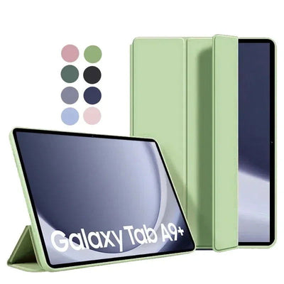 For Samsung Galaxy Tab A9 Plus Case 11 inch Flip Stand Magnetic Soft TPU Back for Galaxy Tab А9+ 2023 SM-X210 X216 Tablet Case - Slobuy