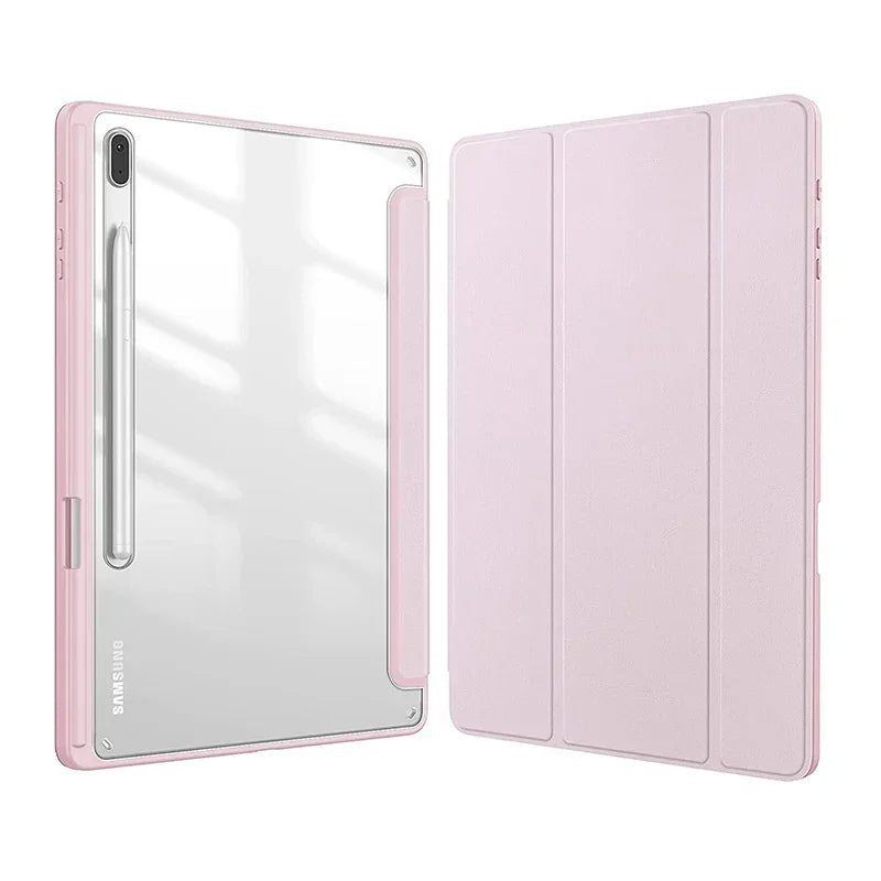 For Samsung Galaxy Tab S9 FE 11 Plus 12.4 inch 2023 Case Pencil Holder Tablet Cover For Tab A9 S9 S8 S7 11" Plus 12.4" Funda - Slobuy