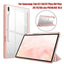For Samsung Galaxy Tab S9 S8 S7 Plus FE 12.4 inch Case Transparent Back Tablet Cover For Tab S7 S8 11" 2020 Pencil Holder Cases - Slobuy