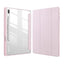 For Samsung Galaxy Tab S9 S8 S7 Plus FE 12.4 inch Case Transparent Back Tablet Cover For Tab S7 S8 11" 2020 Pencil Holder Cases - Slobuy