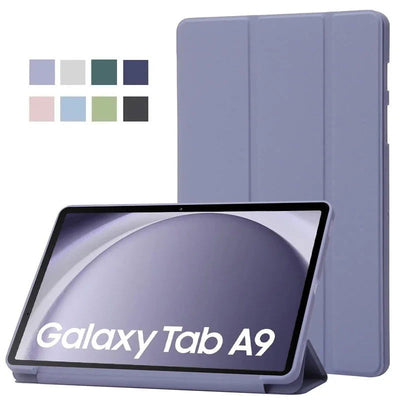For Samsung Tab A9 Case 8.7" Trifold PU Leaher Soft Back Stand Tablet Coque For Galaxy Tab A9 8.7 inch SM X110 X115 Case Funda - Slobuy