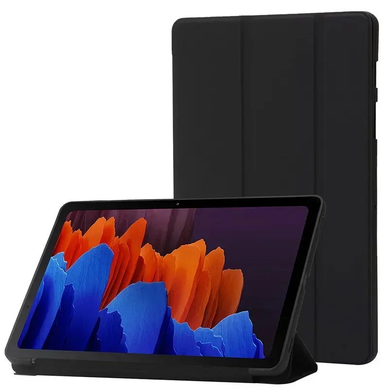 For Samsung Tab A9 Case 8.7" Trifold PU Leaher Soft Back Stand Tablet Coque For Galaxy Tab A9 8.7 inch SM X110 X115 Case Funda - Slobuy