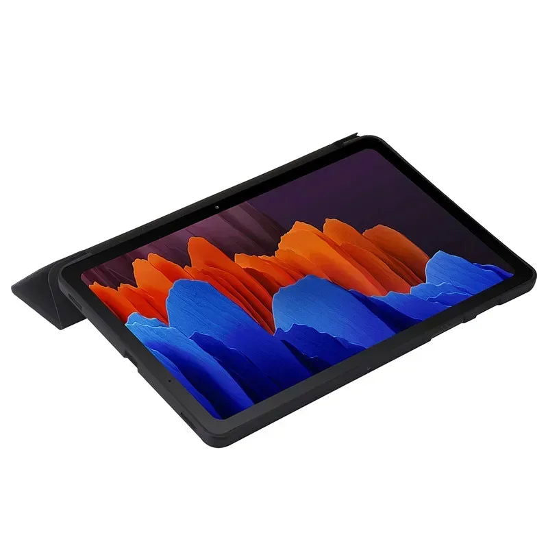 For Samsung Tab A9 Case 8.7" Trifold PU Leaher Soft Back Stand Tablet Coque For Galaxy Tab A9 8.7 inch SM X110 X115 Case Funda - Slobuy