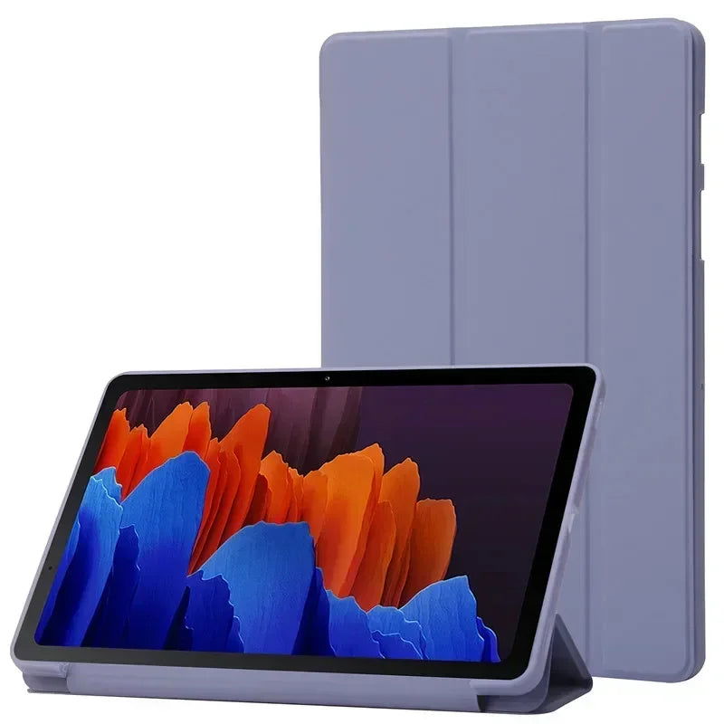 For Samsung Tab A9 Plus Case 11 inch Trifold Leaher Soft Back Stand Tablet Funda For Galaxy Tab A9 Plus Case Coque SM-X210 X216 - Slobuy