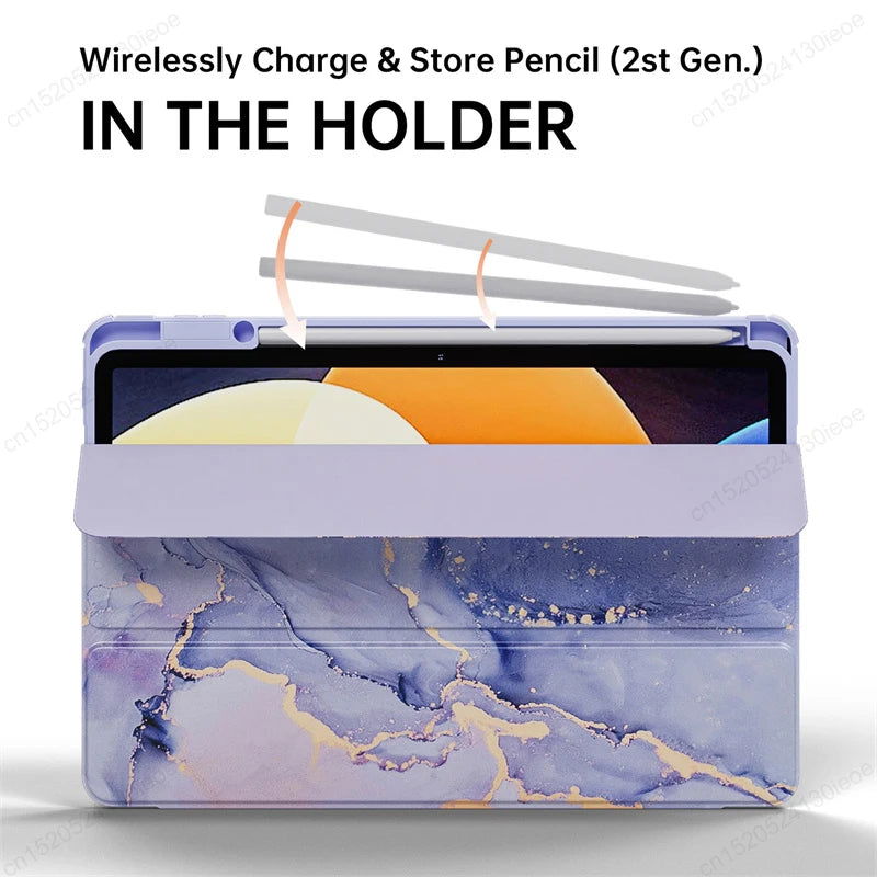 For Xiaomi RedMi Pad SE 11" 2023 Case RedMi Pad 10.61" Pencil Holder Cover MiPad 6 5 Pro 11 inch Tablet Auto Sleep Funda Cover - Slobuy