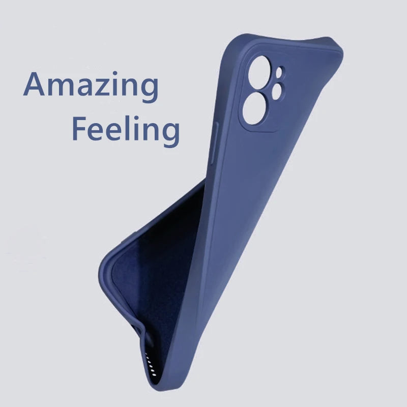 For iPhone SE 2022 Case For iPhone SE 2022 2020 6 7 8 Cover Shockproof Soft TPU Liquid Silicone Phone Back Case For iPhone 2022 - Slobuy