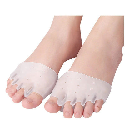 Forefoot Pads Toe Separator Cushion Pad Silicone Pain Relief Shoes Insoles Toe Hallux Valgus  Corrector Gel Pads Foot Care - Slobuy