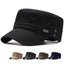 Four Seasons Flat Top Hat Men'S Simple Cotton Peaked Hat Fashion Baseball Cap Casual Cap, Commuter Sunshade Hat - Slobuy