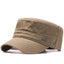 Four Seasons Flat Top Hat Men'S Simple Cotton Peaked Hat Fashion Baseball Cap Casual Cap, Commuter Sunshade Hat - Slobuy