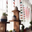 Four color branch Embroidered Semi Sheer Curtain Kitchen Tiers Half Window Sheer Curtains Rod Pocket Voile Drapes for Kitchen Ba - Slobuy