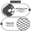 Framed Stretch Mesh Net Pocket Car Auto RV Trunk Motorhome Home Cargo Organization Storage For VW T5 T6 Fiat Ducato Ford Transit - Slobuy