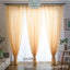 Free Customization Sheer Tulle Curtains Shading Heat Insulation Pure Color Rod Pocket for Bedroom Living Room Voile Window - Slobuy