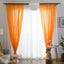 Free Customization Sheer Tulle Curtains Shading Heat Insulation Pure Color Rod Pocket for Bedroom Living Room Voile Window - Slobuy