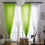 Free Customization Sheer Tulle Curtains Shading Heat Insulation Pure Color Rod Pocket for Bedroom Living Room Voile Window - Slobuy