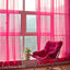 Free Customization Sheer Tulle Curtains Shading Heat Insulation Pure Color Rod Pocket for Bedroom Living Room Voile Window - Slobuy
