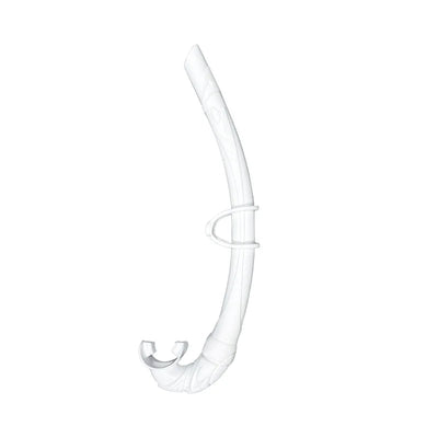 Free full silicone snorkel can be folded arc-bite soft comfortable swimming snorkel - Slobuy
