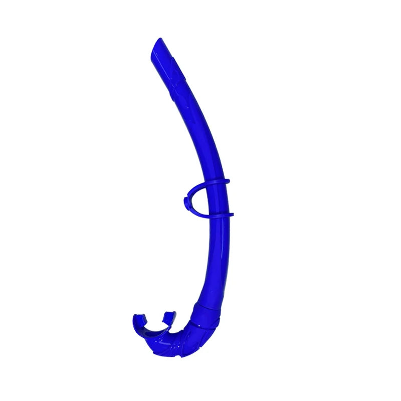 Free full silicone snorkel can be folded arc-bite soft comfortable swimming snorkel - Slobuy