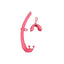 Free full silicone snorkel can be folded arc-bite soft comfortable swimming snorkel - Slobuy